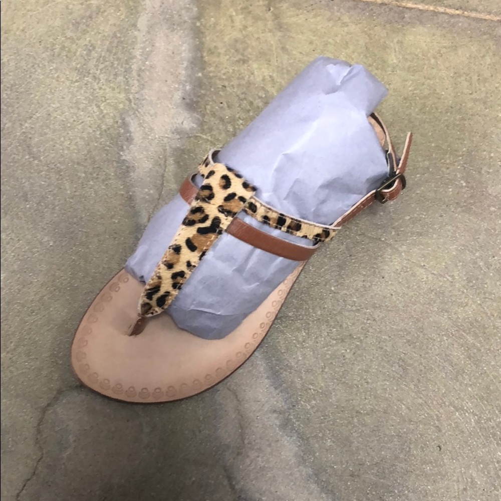 Leopard Sandals